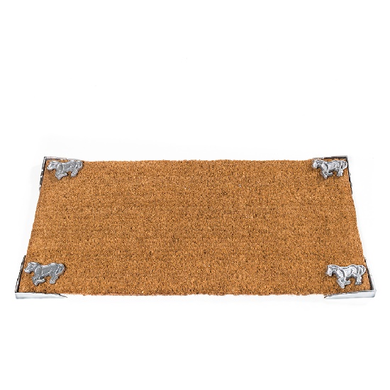 CAPACHO DE FIBRA DE COCO CANTONEIRA CAVALO INTEIRO POL