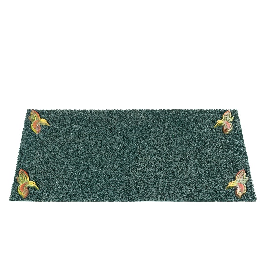 CAPACHO VINIL VERDE BEIJA FLOR