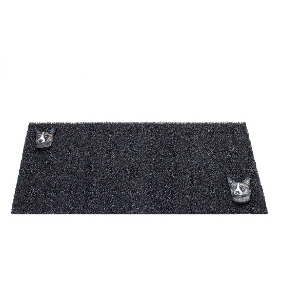 CAPACHO DE VINIL PRETO CACHORRO BLUE HELLER