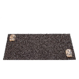 CAPACHO DE VINIL MARROM CACHORRO GOLD